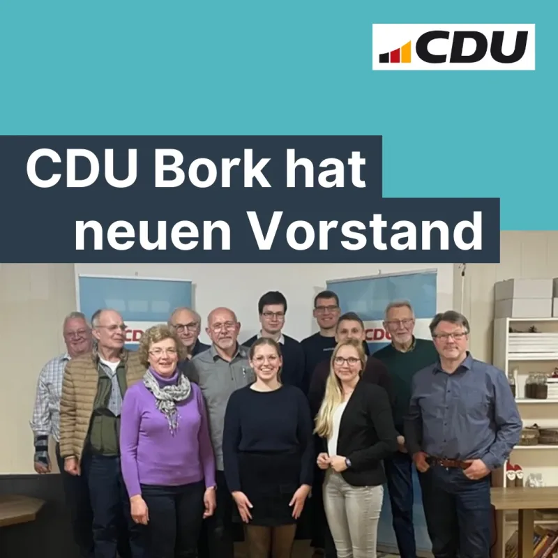 Beitragsbild: Annabell Vagedes bleibt Vorsitzende der Ortsunion Bork