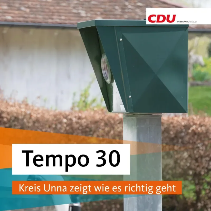 Beitragsbild: Temporeduzierung an der Olfener Straße: Kreis Unna zeigt wie es gehen kann