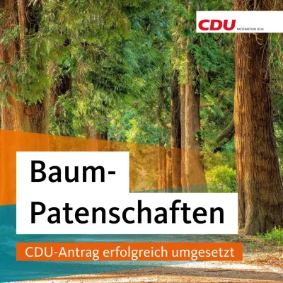 Beitragsbild: CDU-Antrag zu Baum-Patenschaften umgesetzt