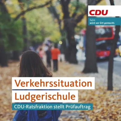 Beitragsbild: Verkehrssituation Südkirchener Straße / Ludgerischule