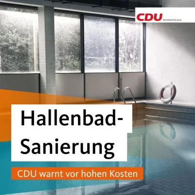 Beitragsbild: Kosten für Hallenbadsanierung werden unterschätzt