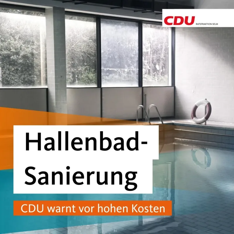 Beitragsbild: Kosten für Hallenbadsanierung werden unterschätzt