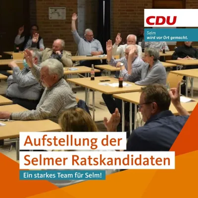 Beitragsbild: Kommunalwahl in Selm: Bei der CDU Selm soll es die Mischung machen!