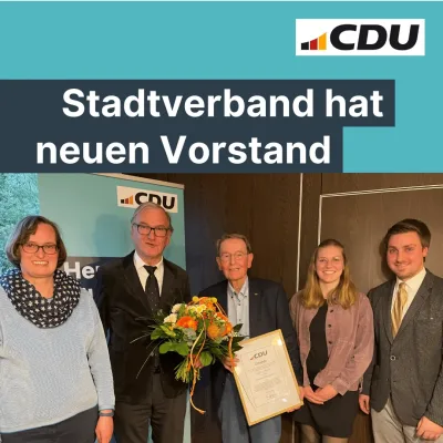 Beitragsbild: CDU-Stadtverband wählt neuen Vorstand