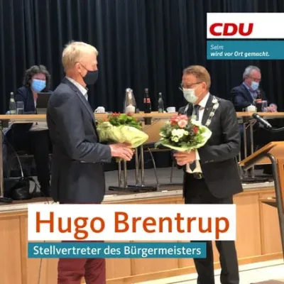 Beitragsbild: Hugo Brentrup ist Stellvertreter des Bürgermeisters