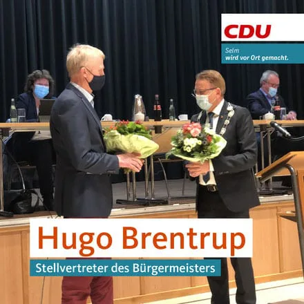 Beitragsbild: Hugo Brentrup ist Stellvertreter des Bürgermeisters