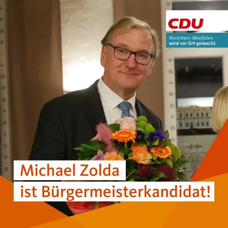 Beitragsbild: CDU will mit Michael Zolda den nächsten Bürgermeister stellen in Selm