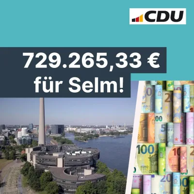 Beitragsbild: Land NRW unterstützt Stadt Selm