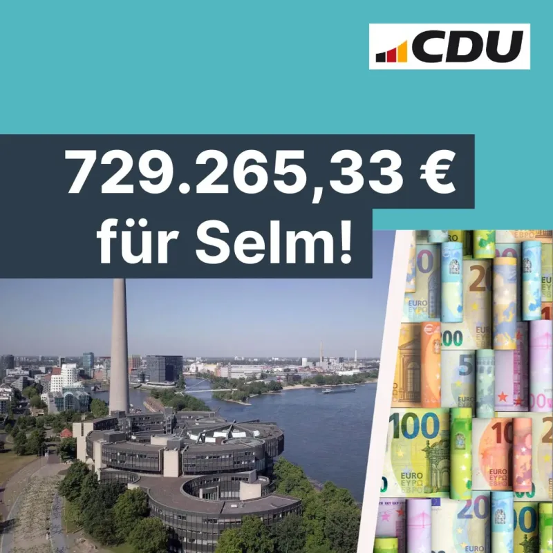 Beitragsbild: Land NRW unterstützt Stadt Selm