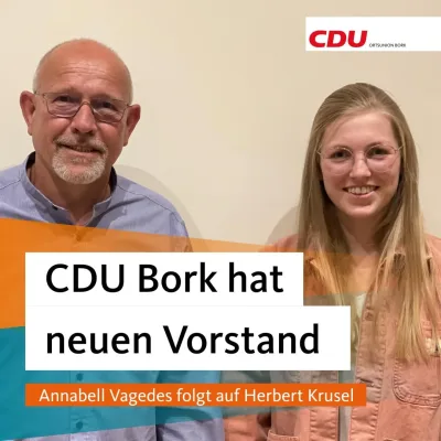 Beitragsbild: CDU Ortsunion Bork hat neuen Vorstand