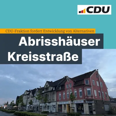 Beitragsbild: CDU-Fraktion fordert Entwicklung von Alternativen zum Kreisstraßen-Projekt