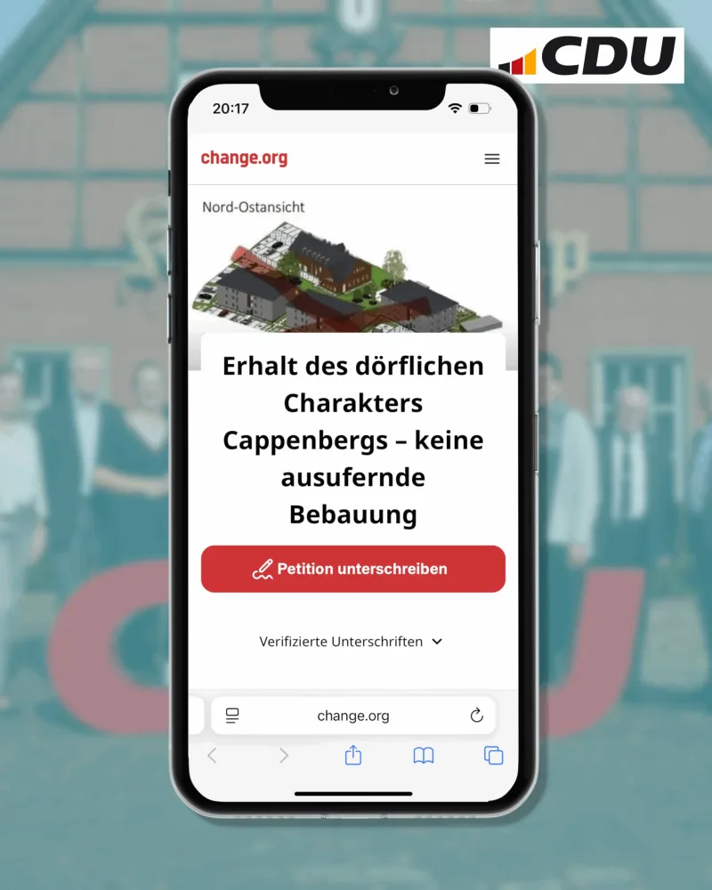 Beitragsbild: Petition gestartet: Für den Erhalt des dörflichen Charakters in Cappenberg