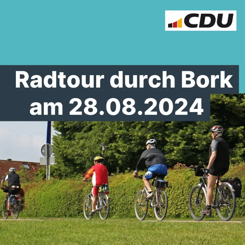 Beitragsbild: Radtour durch Bork am 28.08.2024